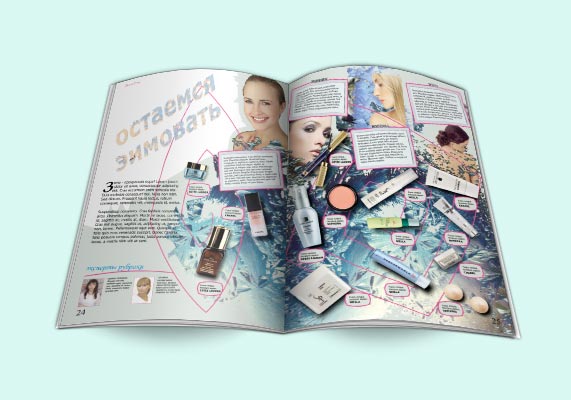 lifestyle magazine_open pages