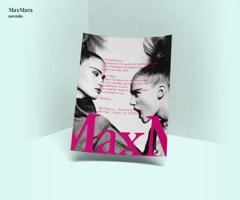 Max Mara pozvánka