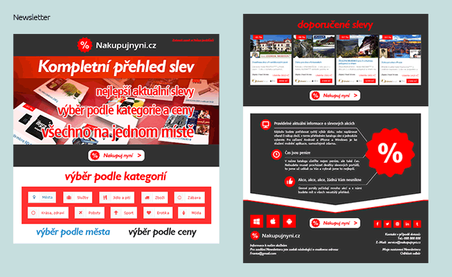 Newsletter Nakupujnyní.cz